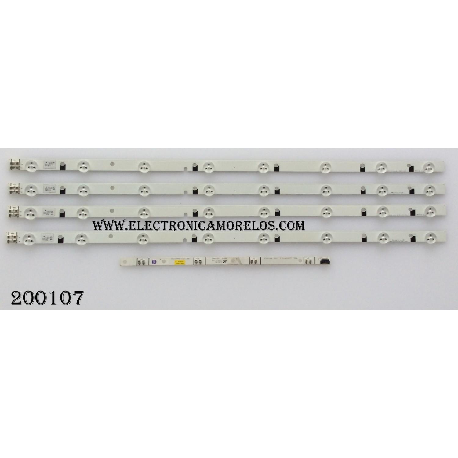 KIT DE LED´S PARA TV (4 PIEZAS) / SAMSUNG M617 E / 2012SVS32 3228 HD 08 REV1.5 120412 / 120412 / PANEL LTJ320AP05-V / MODELO HG32NA477PFXZA TS02